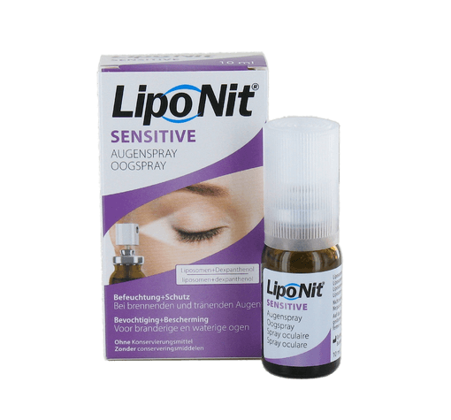 Lipo Nit Augenspray Sensitive (10ml) - Nachbenetzungsspray mit Liposomen und Dexpanthenol