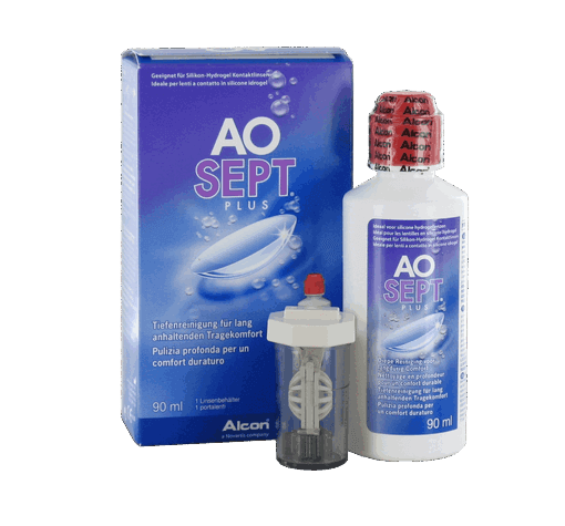 AOSEPT Plus Reisepack (1x90ml + 1 AOSEPT Plus Behälter)