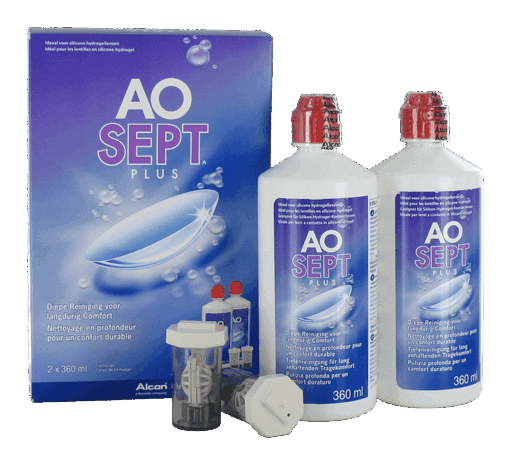 AOSEPT Plus Vorratspackung (2x360ml+2 Behälter)