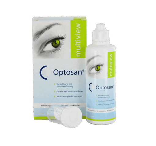 Optosan Multiview Reisepack (100ml+1 Becherbehälter)