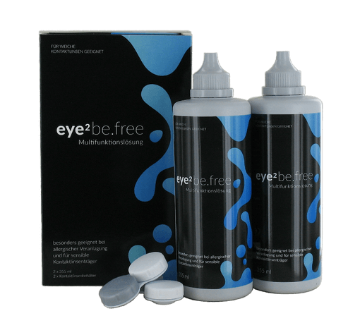 eye2 be.free (2x355ml+2 flacher Linsenbehälter)