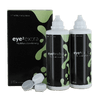 eye2 extra Multifunktionsloesung mit Hyaluron (2x360ml + 1 flacher Behälter)
